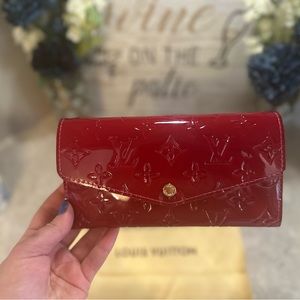 Patent leather Louis Vuitton wallet
